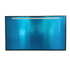 Projektionsleinwand mit schwarzem Gitter