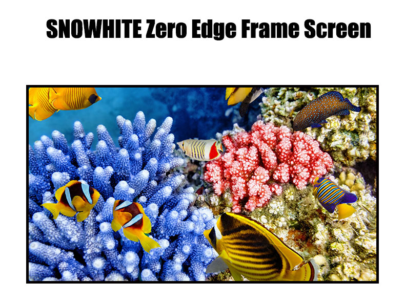 10mm Ultra ency fester Rahmenprojektionsbildschirm