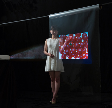 Holografischer selbstklebender Frontprojektionsfilm für Aussichtsplattform